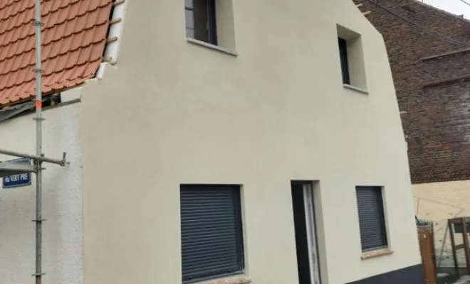 Ravalement de façade, Bruay-la-Buissière, Probat 59